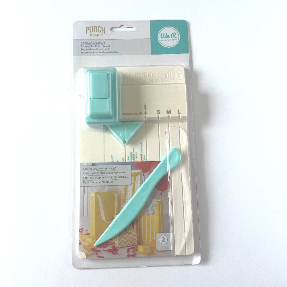 We R Memory Keepers - Gift Bag Punch Board - NEW